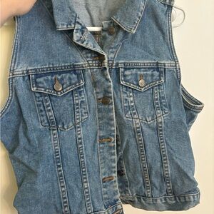 Vintage Blue Denim Vest